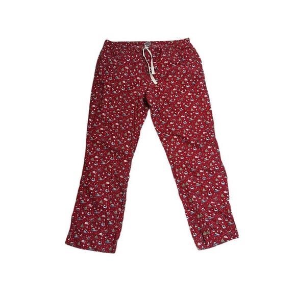 Nice Vineyard Vines red and green Whale Print Pajama Pants Size small Intimates - Picture 1 of 4
